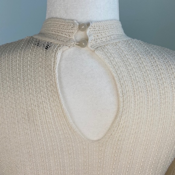 Zara Romantic Knit Top Blouse Lace Trim Bloggers' Favorite - Picture 9 of 14